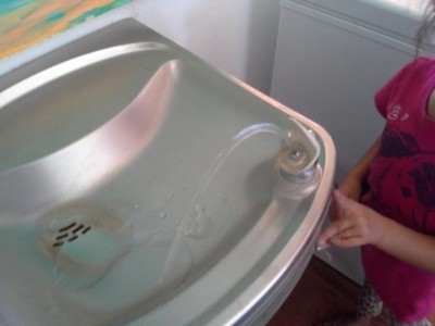 Natural, fresh spring water for drinking